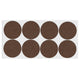 Self-Adhesive Felt Pad Ø2-3/16 inch Brown NTP 
