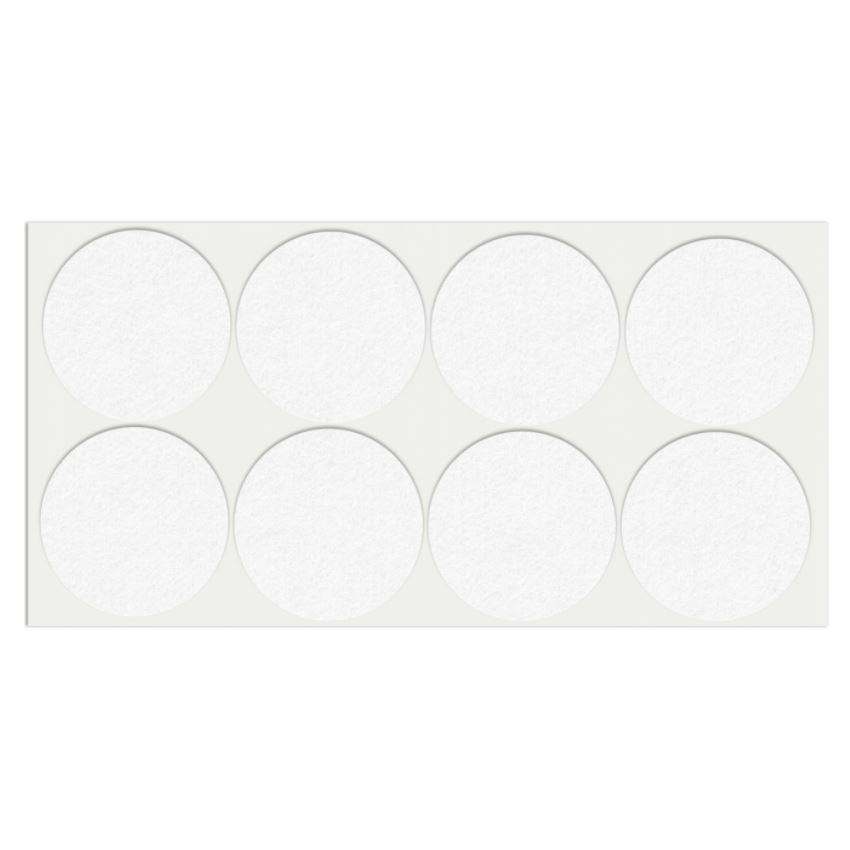Self-Adhesive Felt Pad Ø2-3/16 inch White NTP 