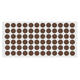 Self-Adhesive Felt Pad Ø9/16 inch Brown NTP 