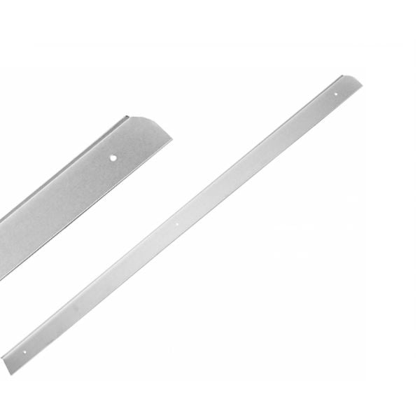 Side Strip for 28mm Worktop R-15, Silver Anodized NTP Right 