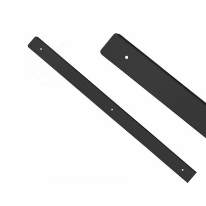 Side Strip for 38mm Worktop R-3, Black Anodized NTP Left 