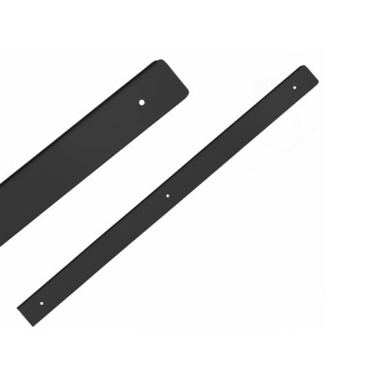 Side Strip for 38mm Worktop R-3, Black Anodized NTP Right 