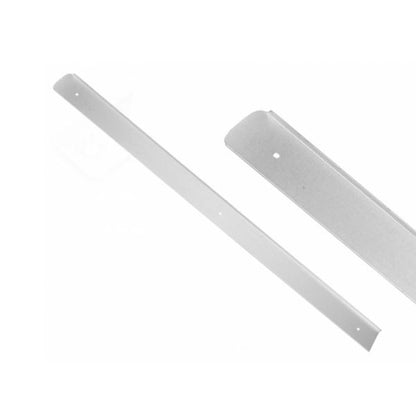 Side Strip for 38mm Worktop R-5.5, Silver Anodized NTP Left 