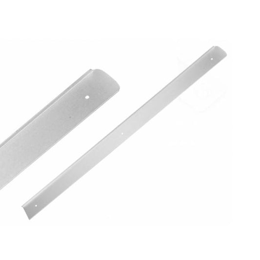 Side Strip for 38mm Worktop R-5.5, Silver Anodized NTP Right 