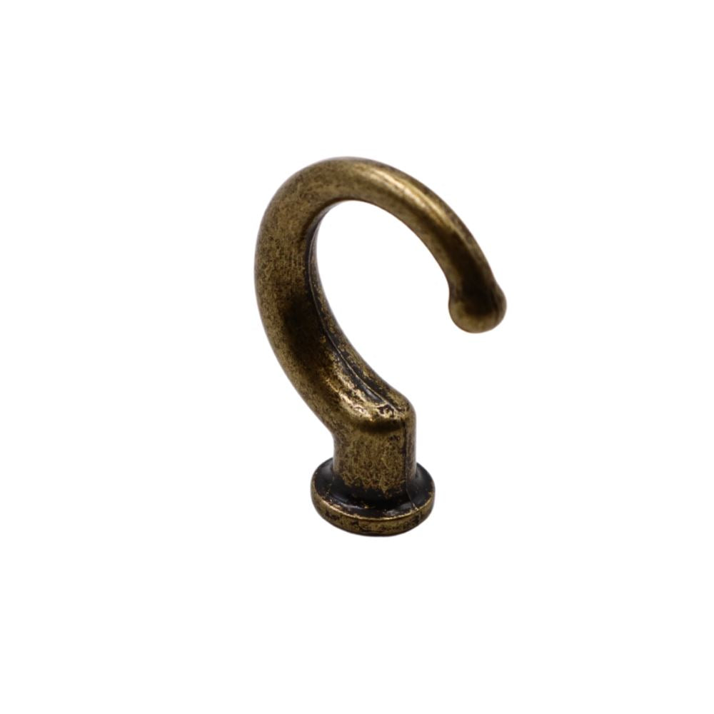 Single hanger hook - Antique Gold
