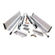 Soft-Close Drawer System, MEDIUM, H: 142mm, Silver Star 300mm 