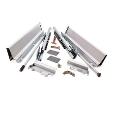 Soft-Close Drawer System, MEDIUM, H: 5-9/16 inch, Silver 20 inch