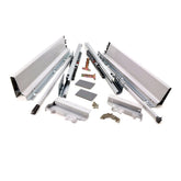 Soft-Close Drawer System, MEDIUM, H: 5-9/16 inch, Silver 16 inch