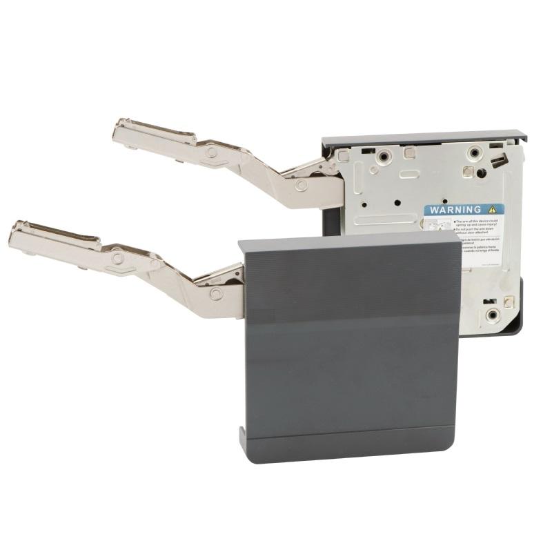 Soft Close Top Cabinet Lift System (L+R), Grey/Graphite Furnica 