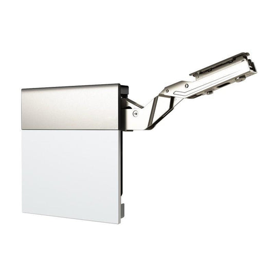 Soft Close Top Cabinet Lift System (L+R), White/Nickel Furnica 