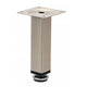 Square Furniture Leg 1x1 inch- H 4-3/4 inch Satin NTP 