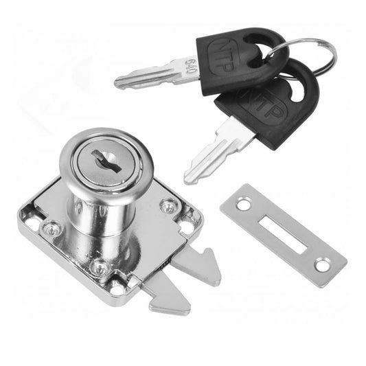 Square Lock, Blinds Shutter 3/4x7/8 inch , Chrome NTP 