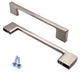 TECHNO furniture handle 10-1/16 inch - Brushed Steel SENTINO 