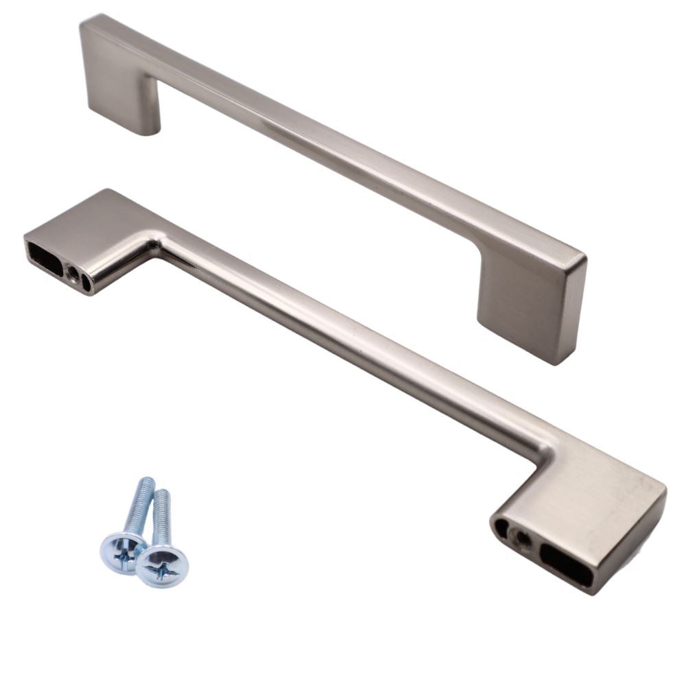 TECHNO  furniture handle 10-1/16 inch - Brushed Steel
