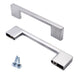 TECHNO furniture handle 5-1/16 inch - Aluminium SENTINO 