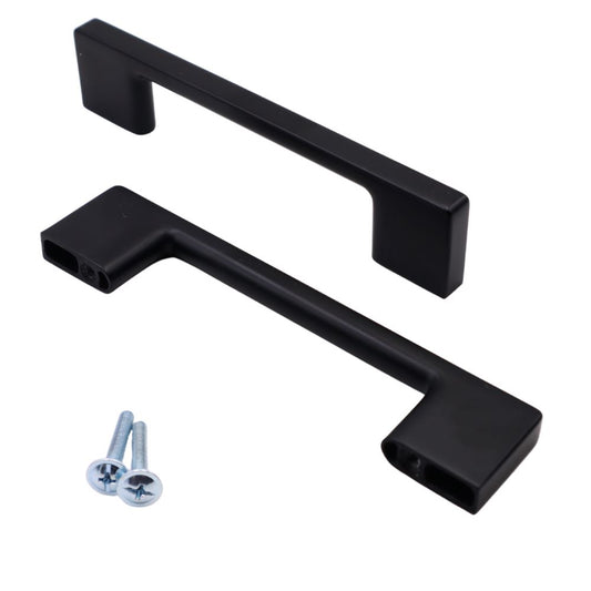 TECHNO furniture handle 5-1/16 inch - Black Matt SENTINO 