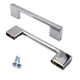 TECHNO furniture handle 5-1/16 inch - Chrome SENTINO 