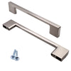 TECHNO  furniture handle 7-9/16 inch - Brushed Steel