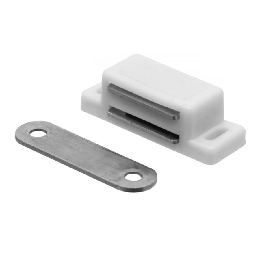 White Magnetic Cabinet Catch NTP 