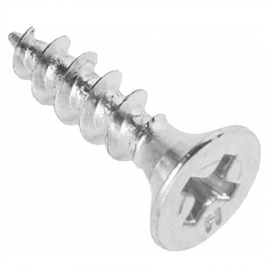 Wood Screws PH2 3/16x5/8 inch White Zinc (1000 pcs) NTP 