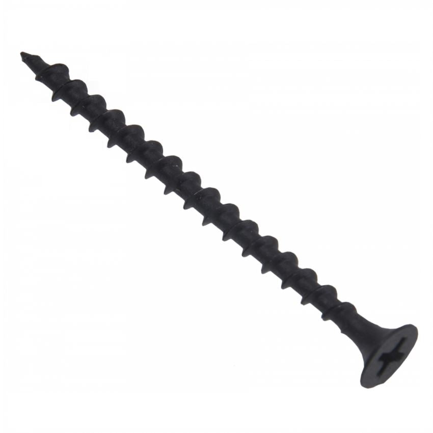 Wood Screws Phillips PH2 1/8x2-3/16 inch Black (500 pcs) NTP 